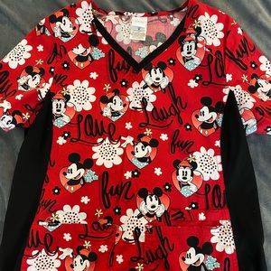 Disney Scrub Top